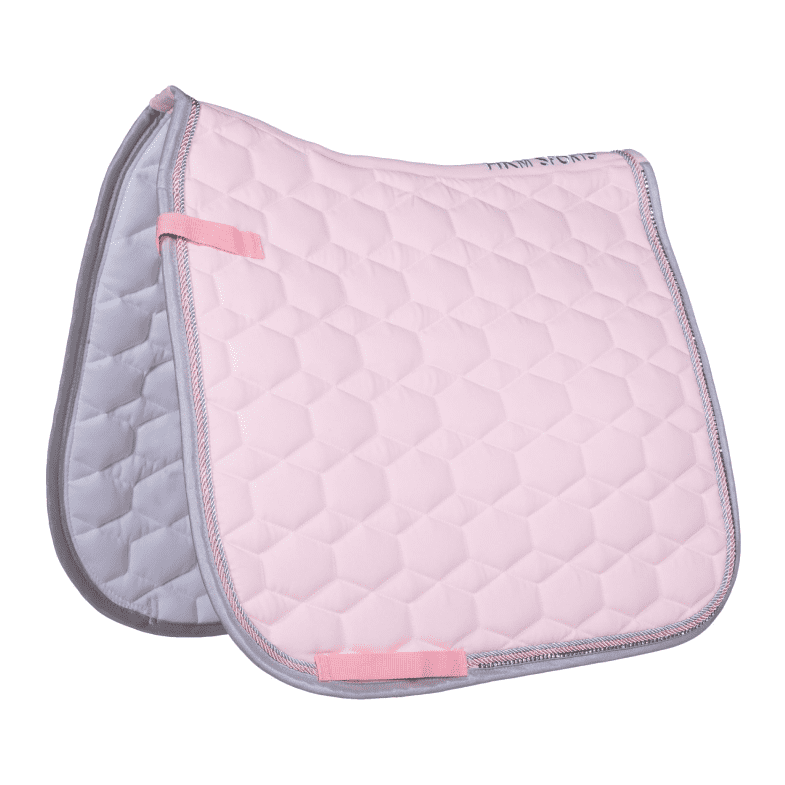 HKM Crystal Fashion Saddle Cloth #colour_antique-pink