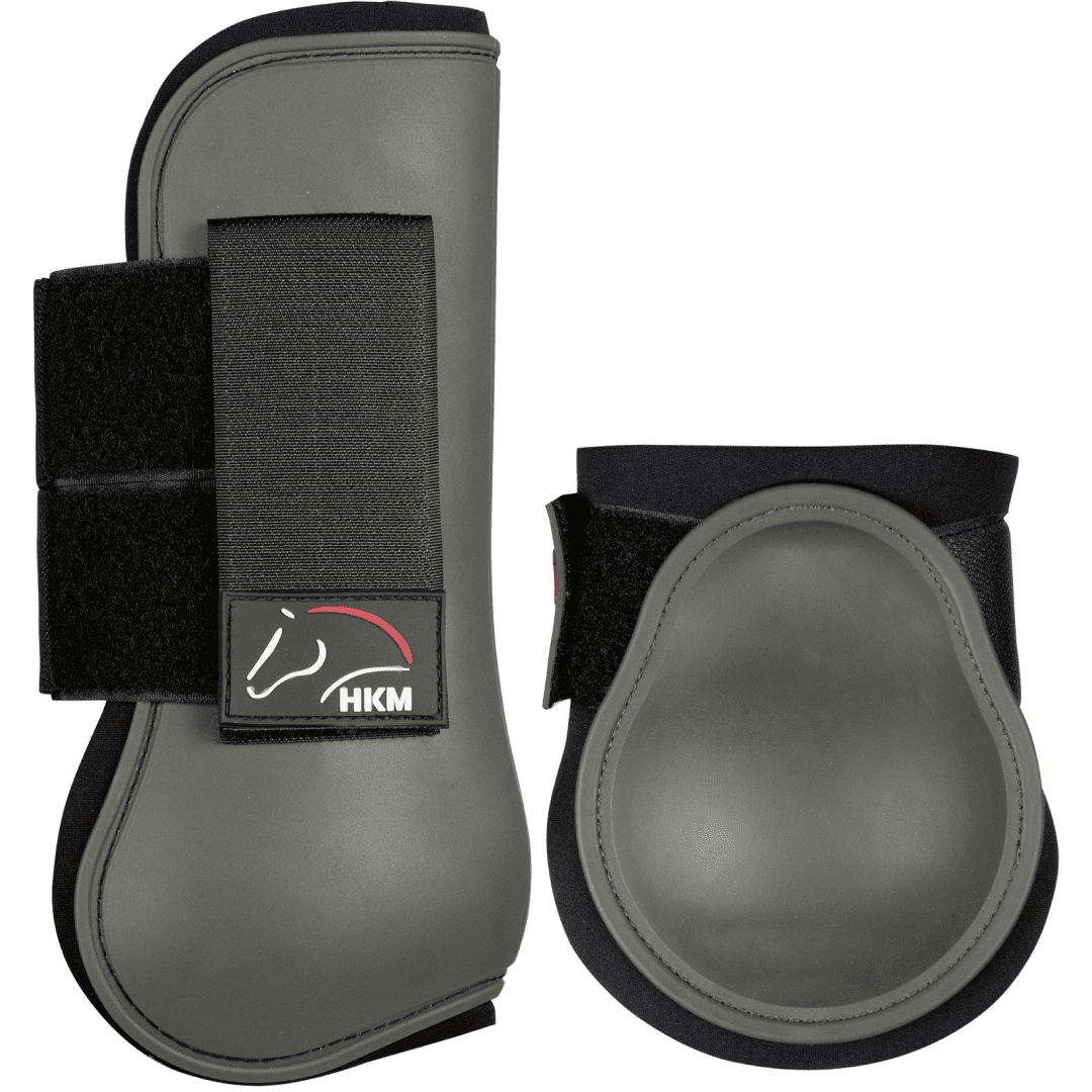 HKM Classic Protection And Feltock Boots Set Of 4 #colour_hunting-green