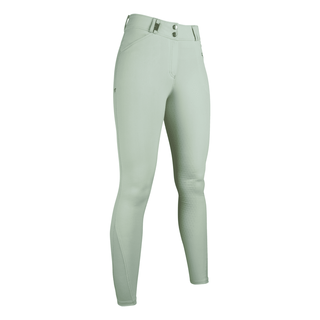 HKM Monaco Crystal Sili. Full Seat Riding Breeches #colour_mint