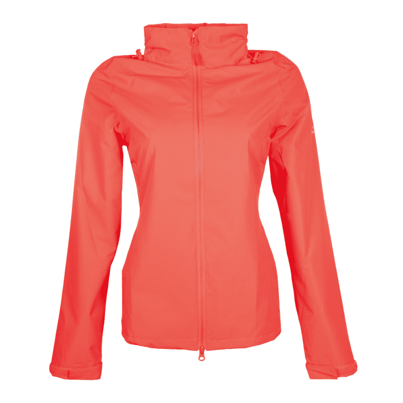 HKM Rainy Day Rain Jacket #colour_neon-coral