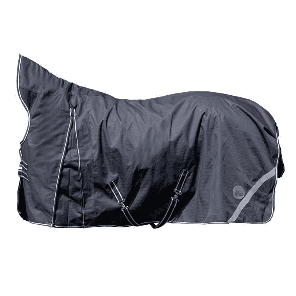 HKM Innsbruck 1200D, Light Lining Highneck Rug #colour_black