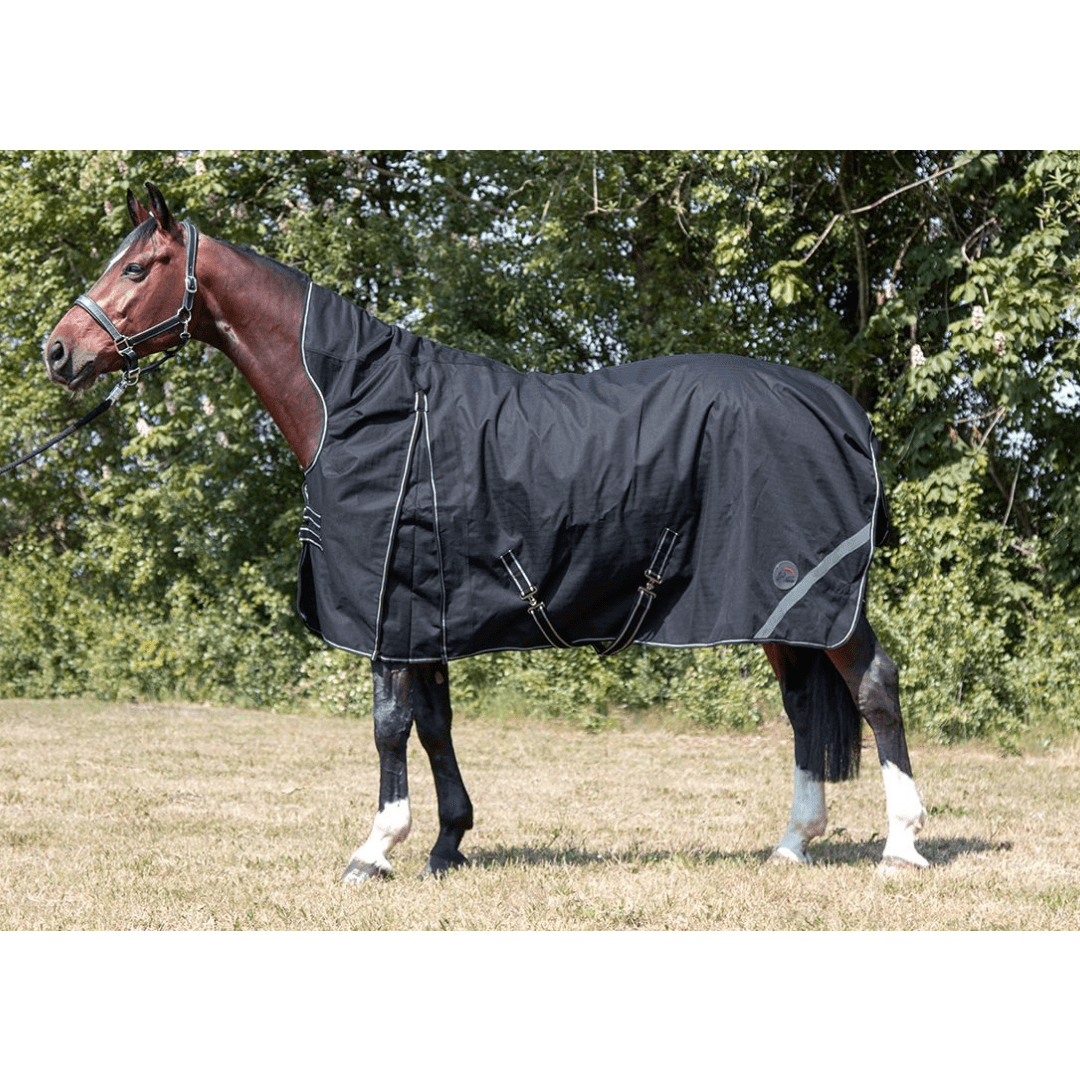 HKM Innsbruck 1200D, Light Lining Highneck Rug #colour_black