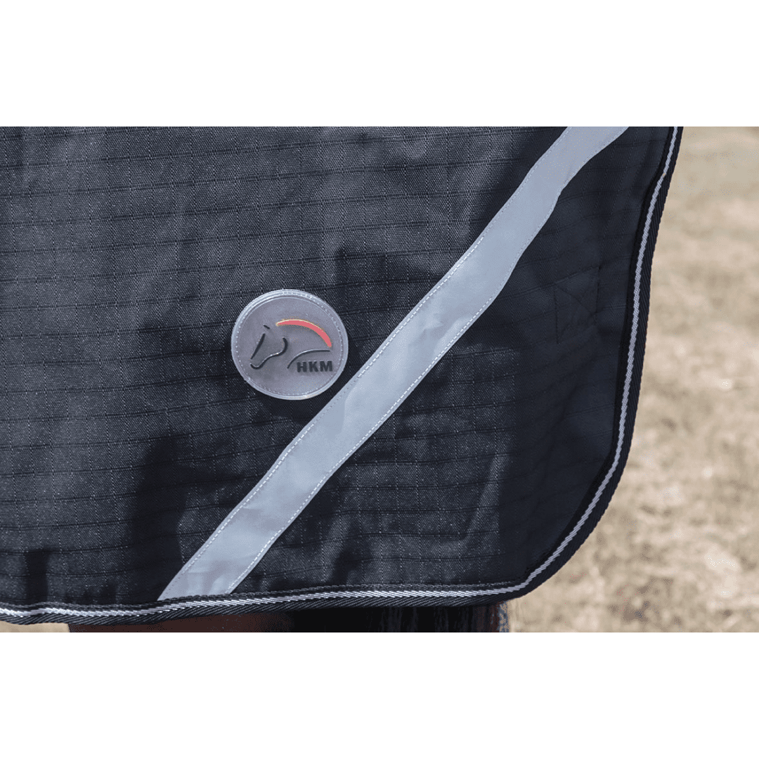 HKM Innsbruck 1200D, Light Lining Highneck Rug #colour_black