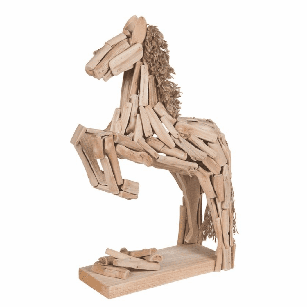 HKM Jumping Horse Statue 54 x 34 x 15 cm