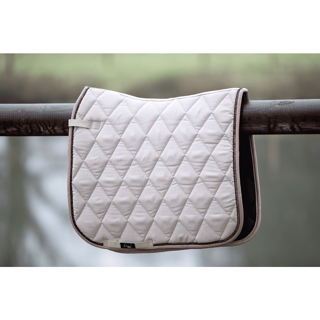 HKM Glossy Style Saddle Cloth #colour_sand