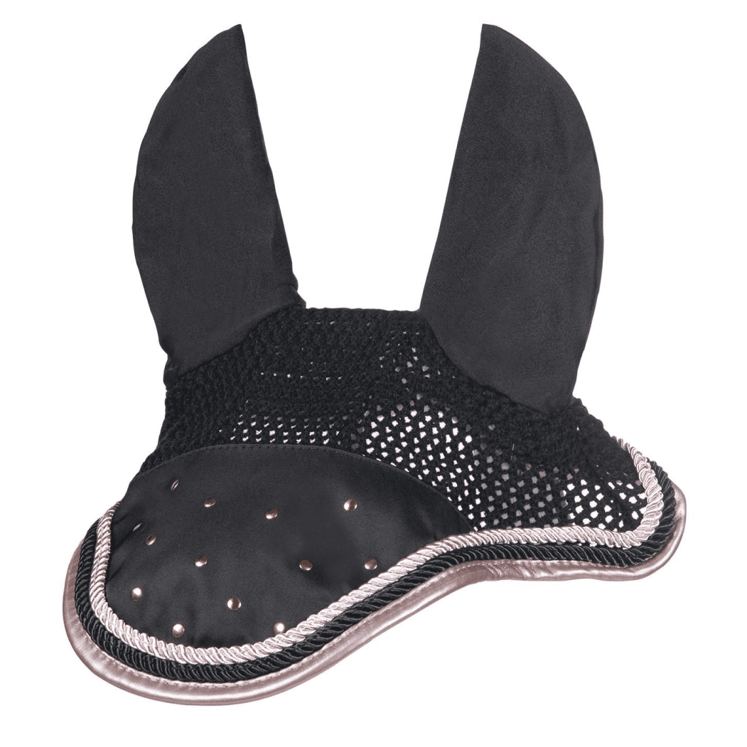 HKM Copper Kiss Spezial Ear Net #colour_anthracite