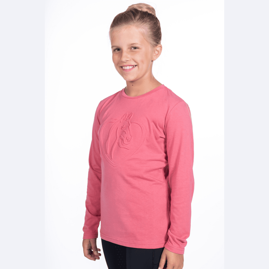 HKM Amelie Long Sleeve Shirt #colour_raspberry