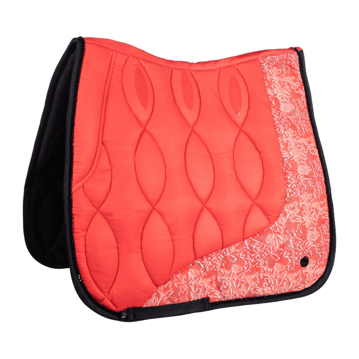 HKM Savona Style Saddle Cloth #colour_red