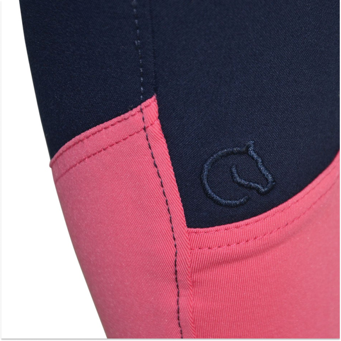 Coldstream Learmouth Ladies Breeches #colour_navy-raspberry-sorbet