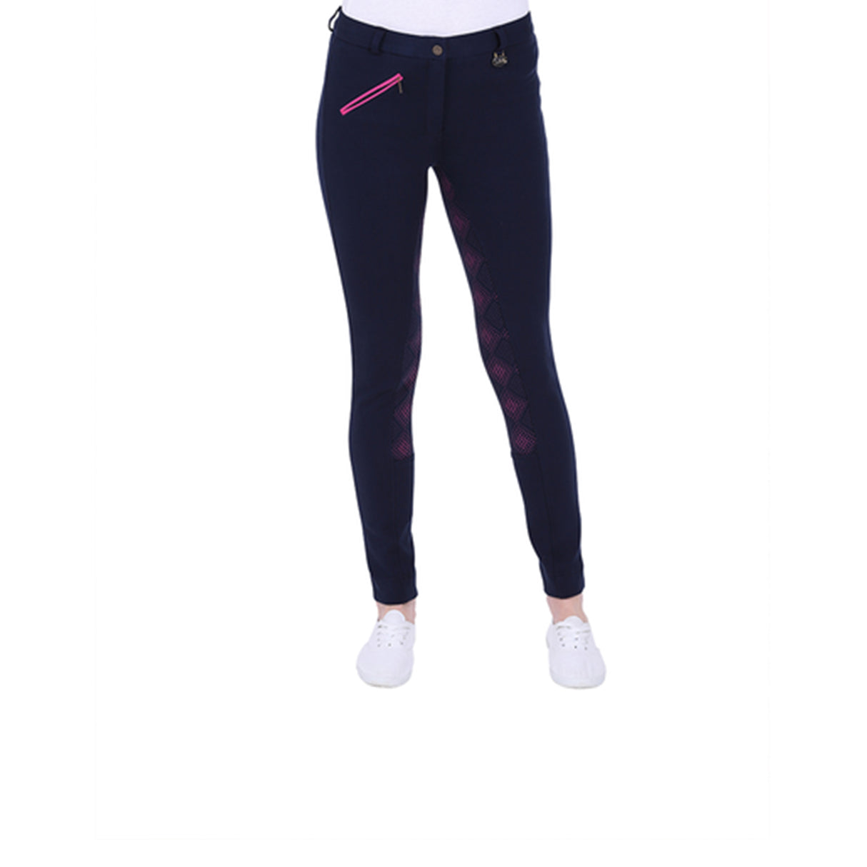 GS Equestrian Carol Ladies Two Tone Silicone Full Seat Jodhpurs