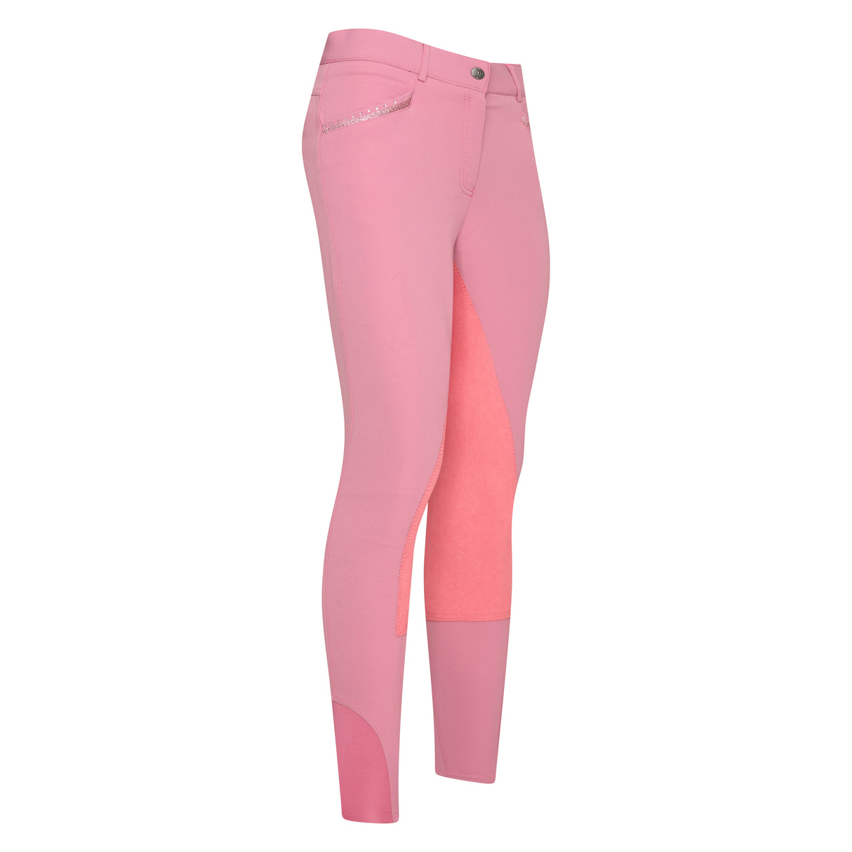 Imperial Riding El Capone Full Seat Breeches #colour_powder-pink