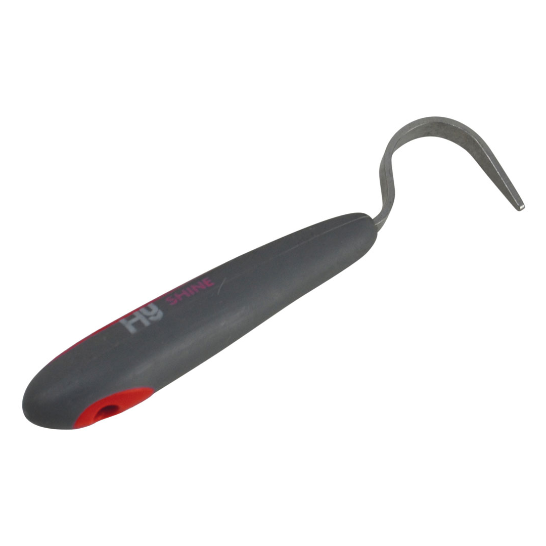 HySHINE Active Groom Hoof Pick #colour_rosette-red