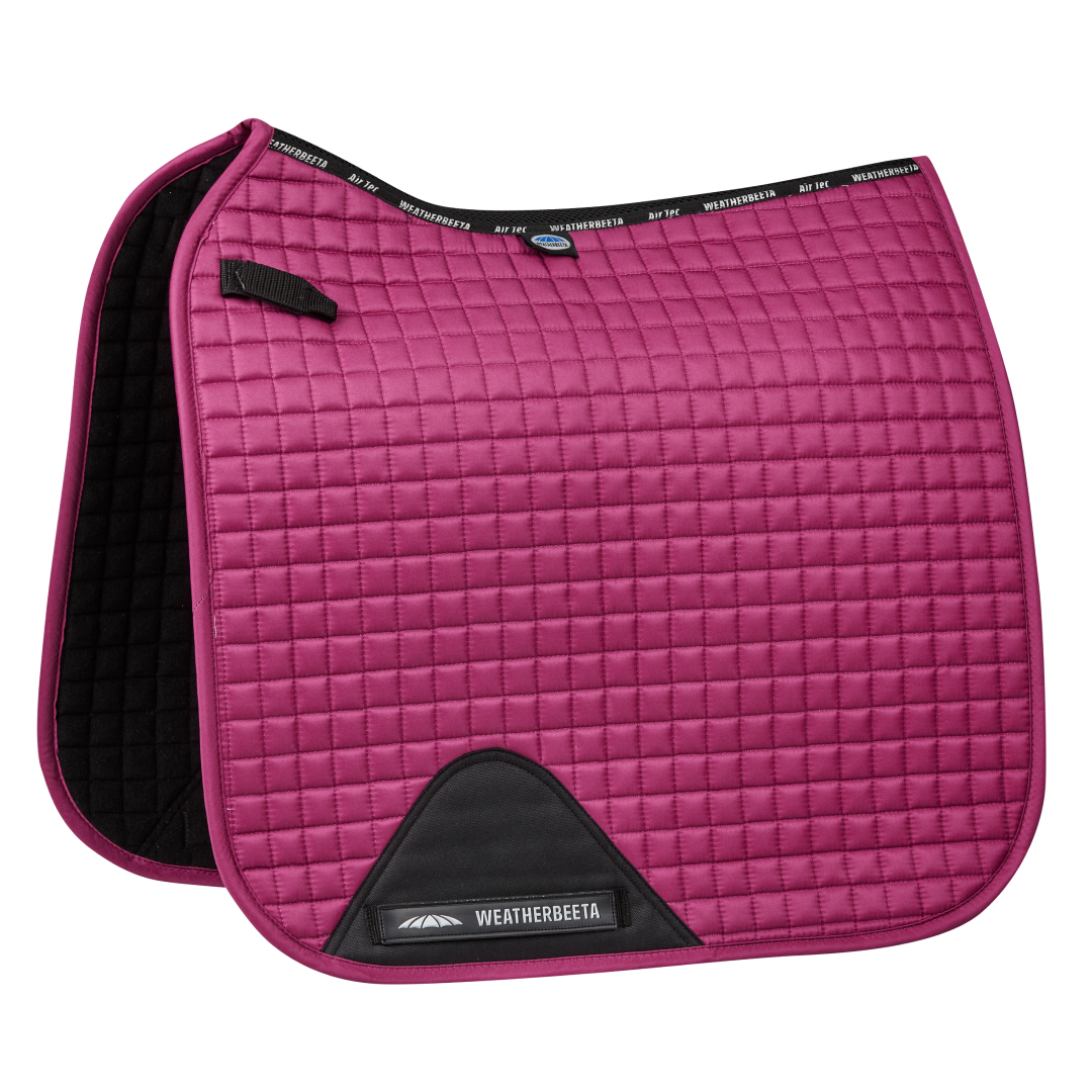 Weatherbeeta Prime Dressage Saddle Pad #colour_red-violet