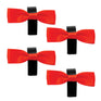 Equetech Horse Bridle Warning Ribbons #colour_red