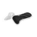 Acavallo Pad MF WFS Suede Hexagonal Gel Front Riser #colour_white