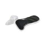 Acavallo Pad MF WFS Suede Hexagonal Gel Front Riser #colour_white