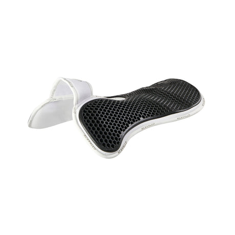 Acavallo Pad MF WFS Suede Hexagonal Gel Front Riser #colour_white