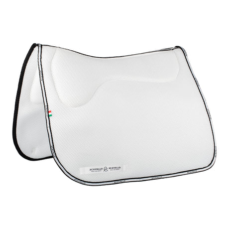 Acavallo Saddle Pad DS CW-3Ds Memory Foam 3D Spacer #white