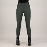 HV Polo Estrelle Full Grip Riding Tights #colour_duck-green