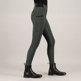 HV Polo Estrelle Full Grip Riding Tights #colour_duck-green
