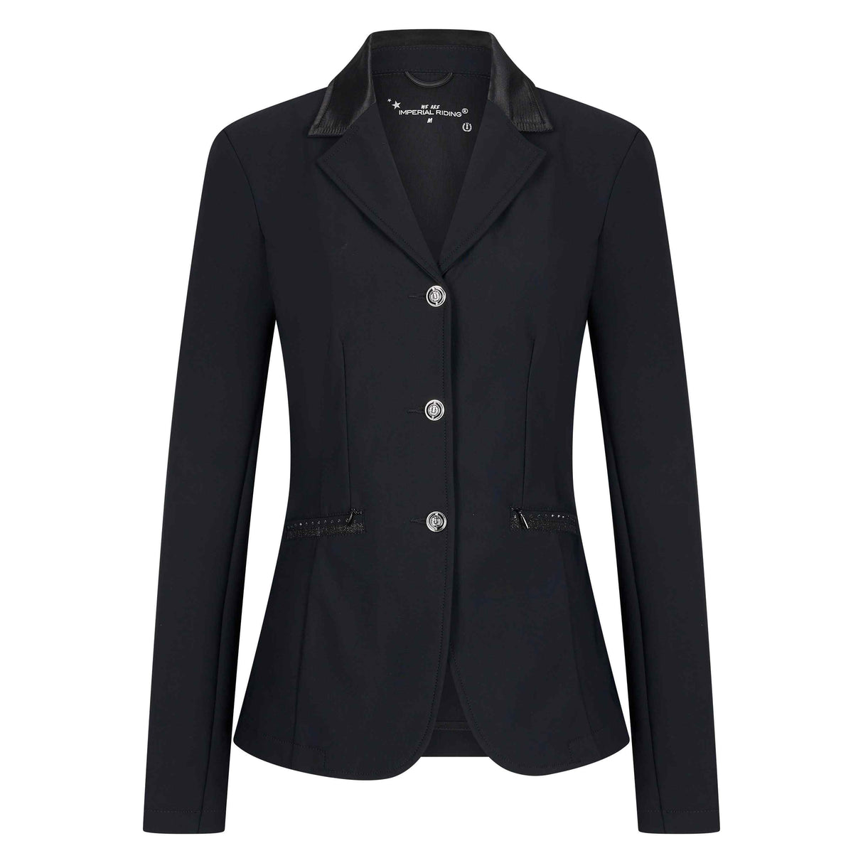 Imperial Riding Vive Capone Competition Jacket #colour_black-gun-metal