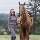 EQUIDRY Women's Water Repellent Base Layer #colour_grey-pale-pink