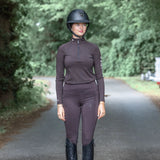 EQUIDRY Women's Water Repellent Base Layer #colour_brown-white