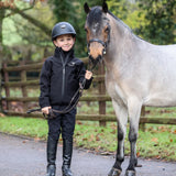 EQUIDRY Children's Nimbus Pack Away Jacket #colour_black