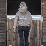 EQUIDRY Women's Shortie Mesh Lining Mac #colour_taupe