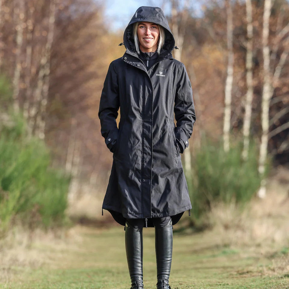 EQUIDRY Women's Bronte Riding Coat #colour_black