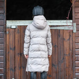EQUIDRY Girl's Thora Waterproof Riding Puffer #colour_sand