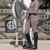 EQUIDRY Children's Water Repellent Leggings #colour_mocha