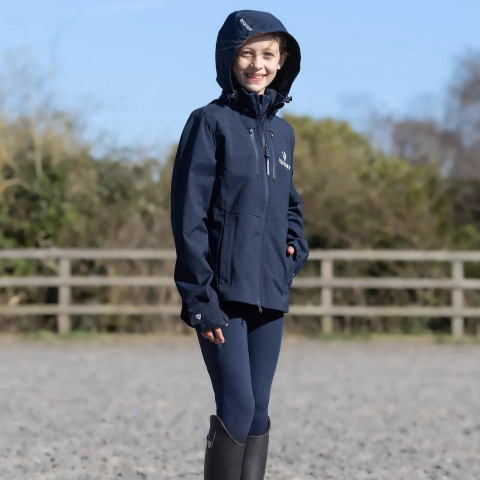 EQUIDRY Girl's Varsha Jacket  #colour_navy