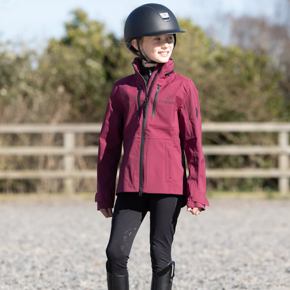 EQUIDRY Girl's Varsha Jacket  #colour_plum