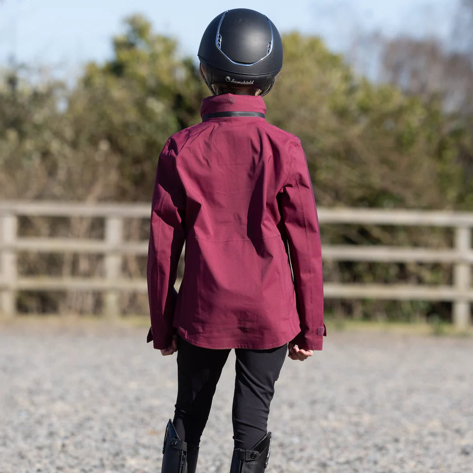 EQUIDRY Girl's Varsha Jacket  #colour_plum