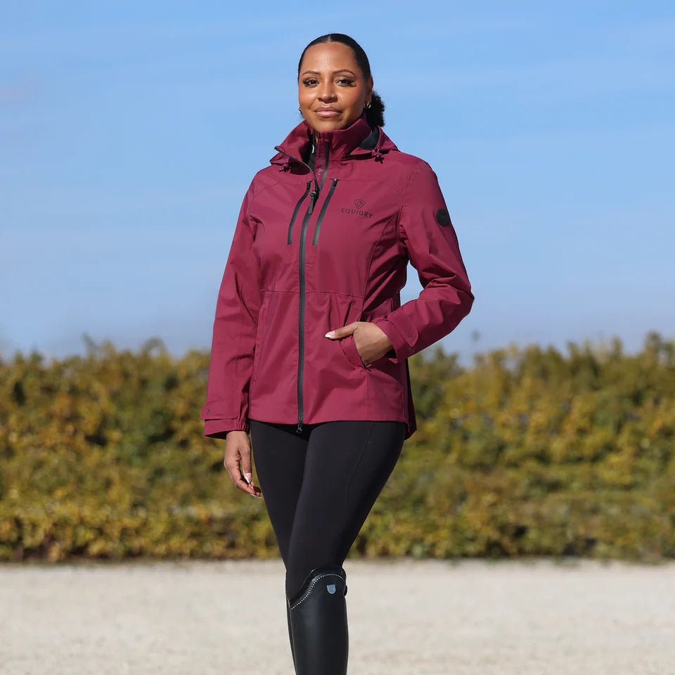 EQUIDRY Women's Varsha Jacket #colour_plum