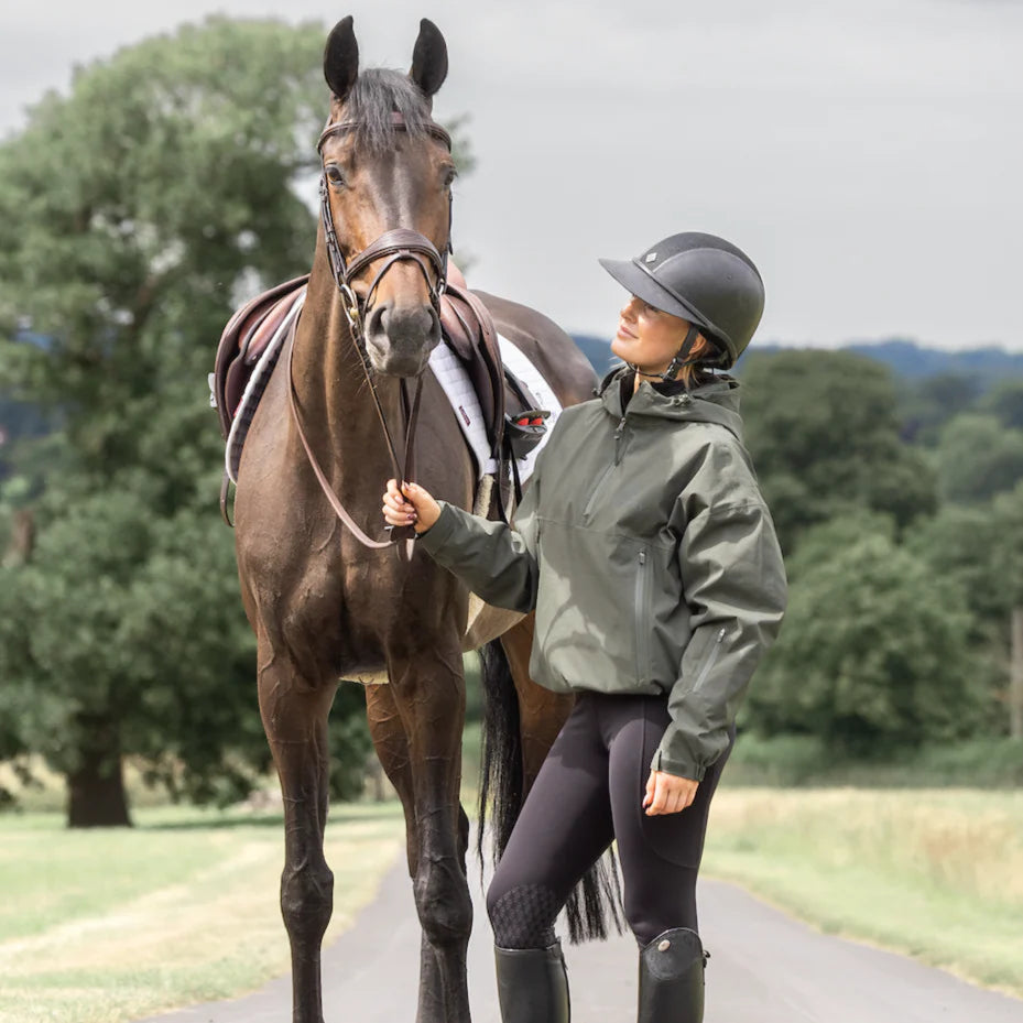 EQUIDRY Women's Storm Smock #colour_black-forest-green