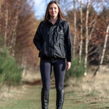 EQUIDRY Women's Shortie Mesh Lining Mac #colour_black