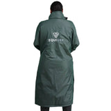 EQUIDRY Women's Thick Fleece Evolution Stowaway Hood #colour_black-forest-green-grey