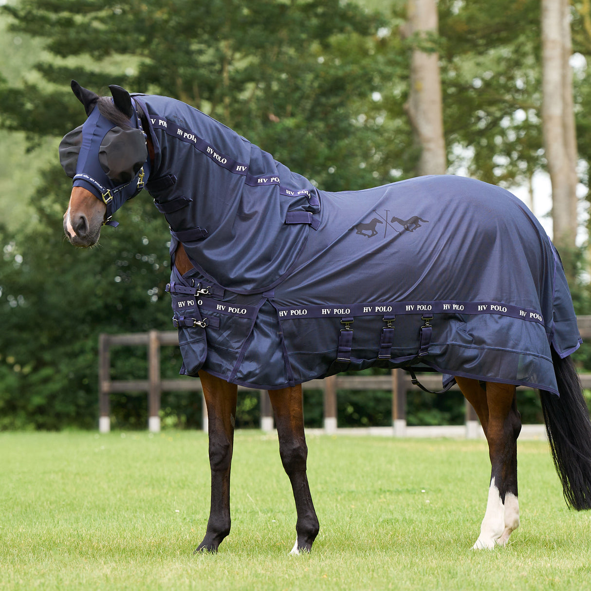 HV Polo Nena Fly Mask #colour_navy