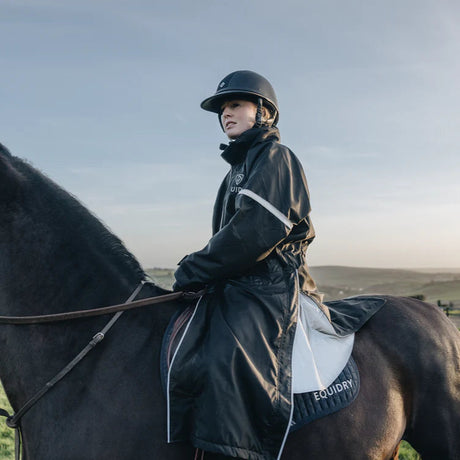 EQUIDRY Women's Thin Fleece Reflective Evolution #colour_black-black