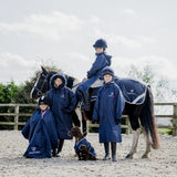 EQUIDRY Children's Thin Fleece Reflective Evolution #colour_navy