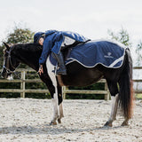 EQUIDRY Children's Thin Fleece Reflective Evolution #colour_navy