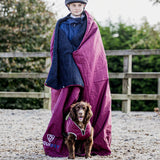 QUIDRY Dog Coat #colour_plum-grey