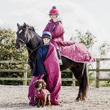 QUIDRY Dog Coat #colour_plum-grey