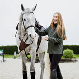 EQUIDRY Women's Varsha Jacket #colour_black-forest-green