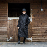 EQUIDRY Women's Thick Fleece Evolution Fixed Hood #colour_black-black