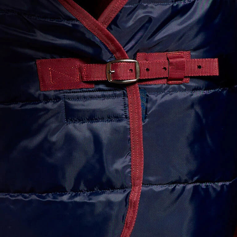 Weatherbeeta Comfitec 210D Channel Quilt 220G Standard Neck Stable #colour-navy-burgundy