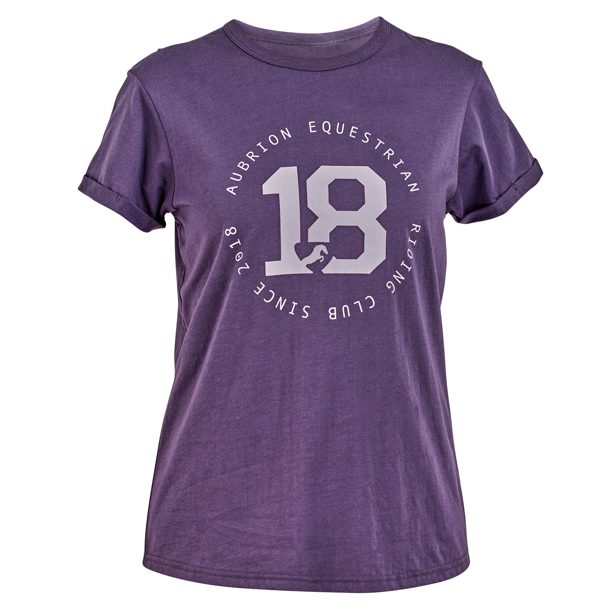 Shires Aubrion Ladies Repose T-Shirt #colour_purple