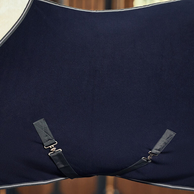 Weatherbeeta Sherpa Fleece Cooler Standard Neck #colour_navy-charcoal